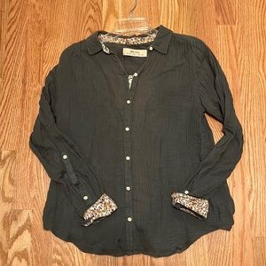 Anthropologie button down blouse